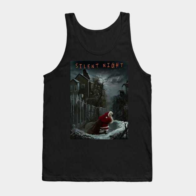 Silent night Tank Top by SanskaransART